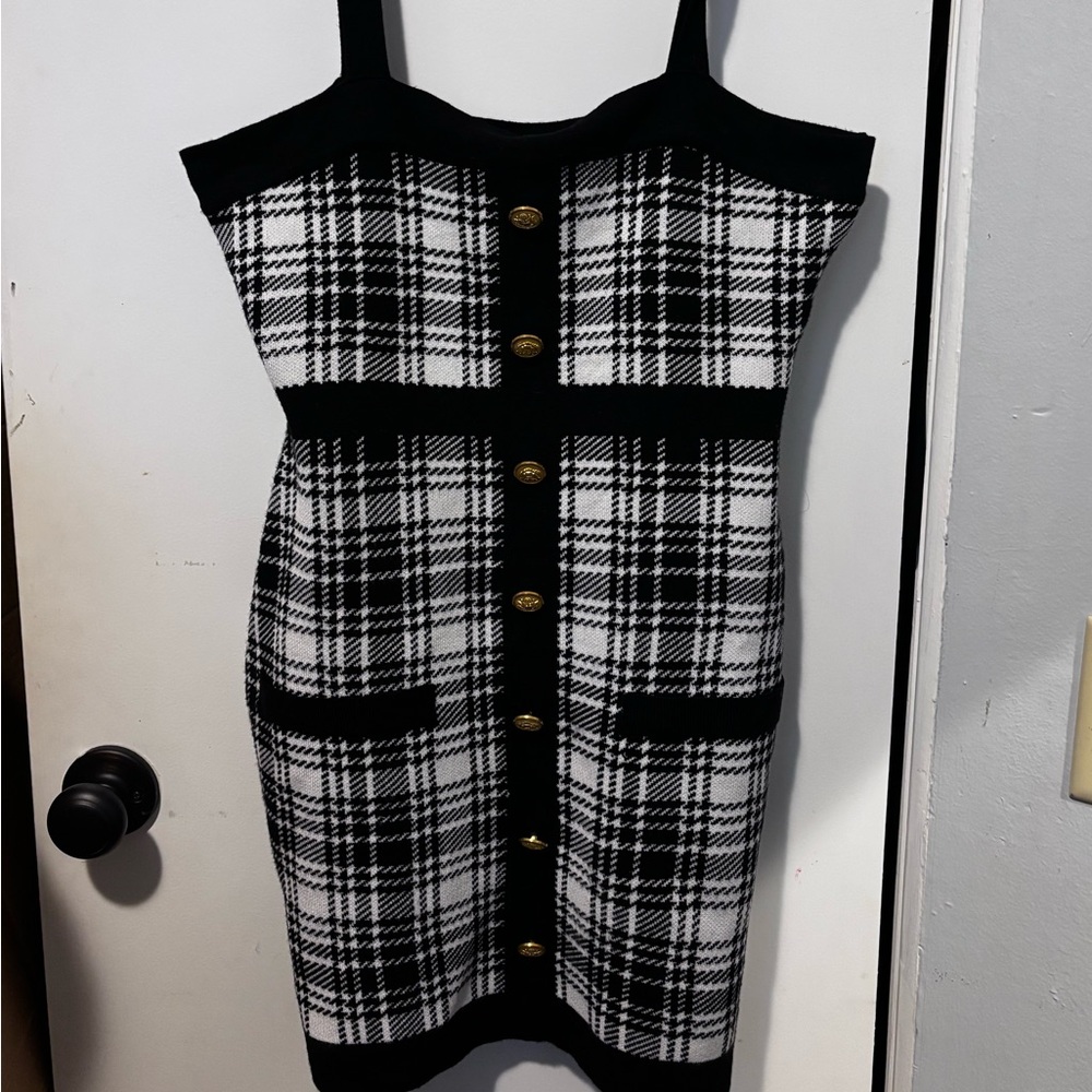 Large dress Black & white